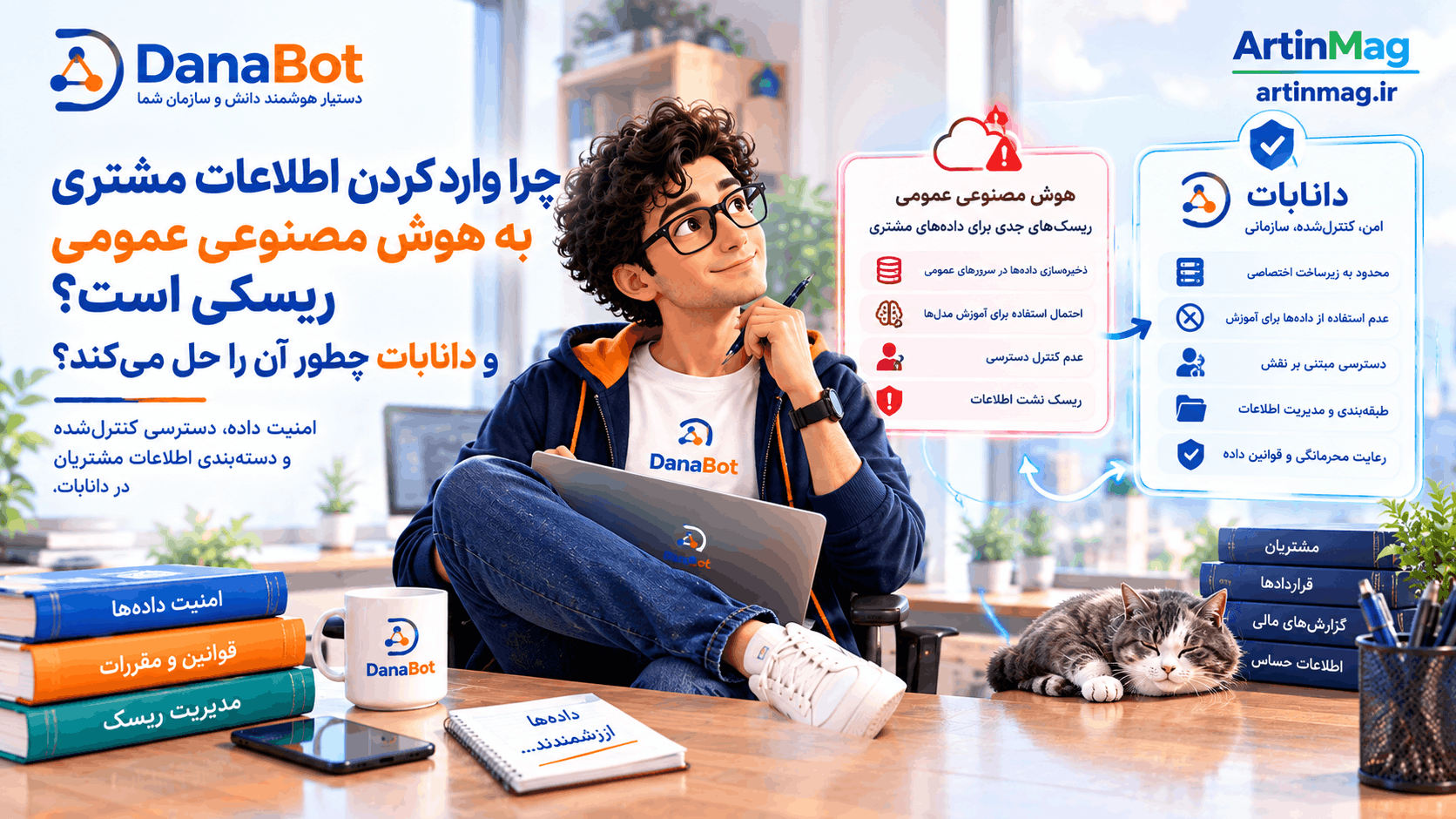چرا وارد‌کردن اطلاعات مشتری به هوش مصنوعی عمومی ریسکی است و دانابات چطور آن را حل می‌کند؟